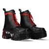 New Rock - MWALL126CCTC1 Plattformstiefel - Schwarz/Silberfarben Product image